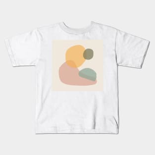 color theory line art Kids T-Shirt